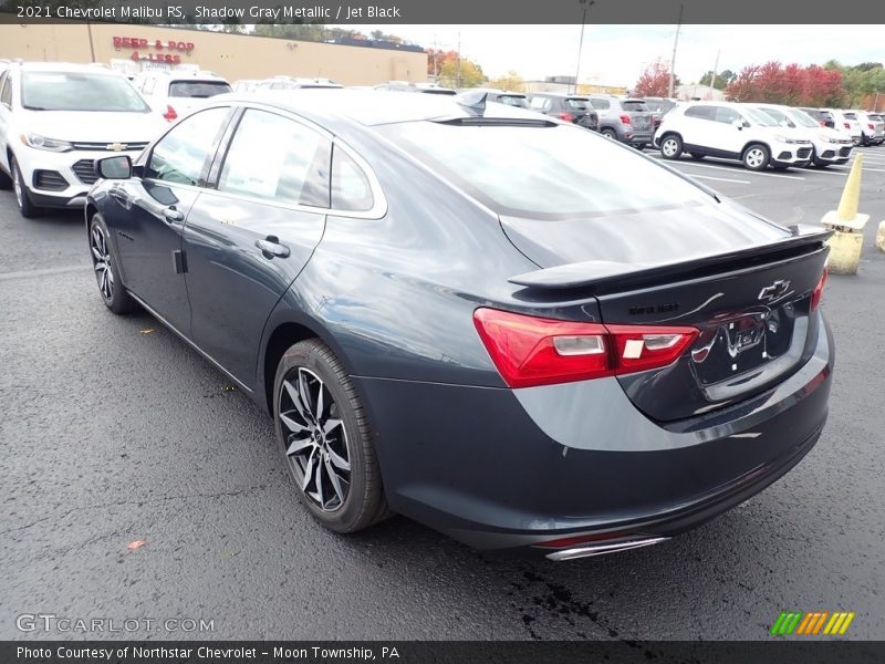 Shadow Gray Metallic / Jet Black 2021 Chevrolet Malibu RS