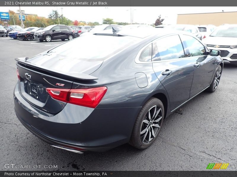 Shadow Gray Metallic / Jet Black 2021 Chevrolet Malibu RS