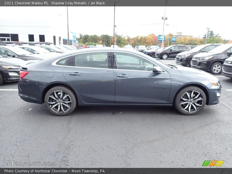 Shadow Gray Metallic / Jet Black 2021 Chevrolet Malibu RS
