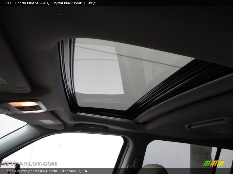 Crystal Black Pearl / Gray 2015 Honda Pilot SE 4WD