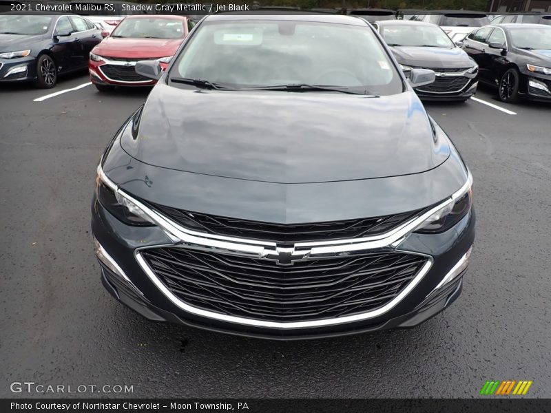 Shadow Gray Metallic / Jet Black 2021 Chevrolet Malibu RS