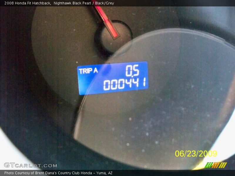 Nighthawk Black Pearl / Black/Grey 2008 Honda Fit Hatchback