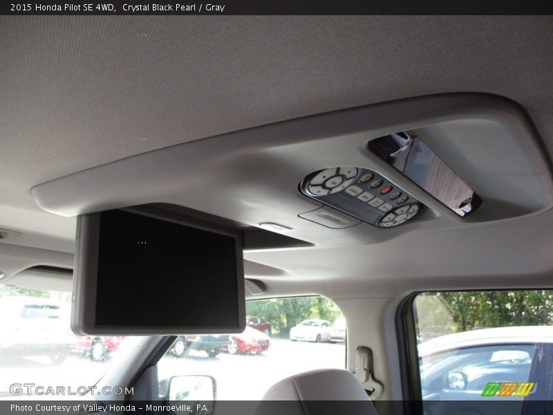 Crystal Black Pearl / Gray 2015 Honda Pilot SE 4WD