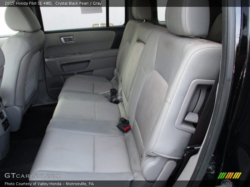 Crystal Black Pearl / Gray 2015 Honda Pilot SE 4WD