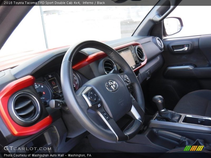Inferno / Black 2018 Toyota Tacoma TRD Sport Double Cab 4x4