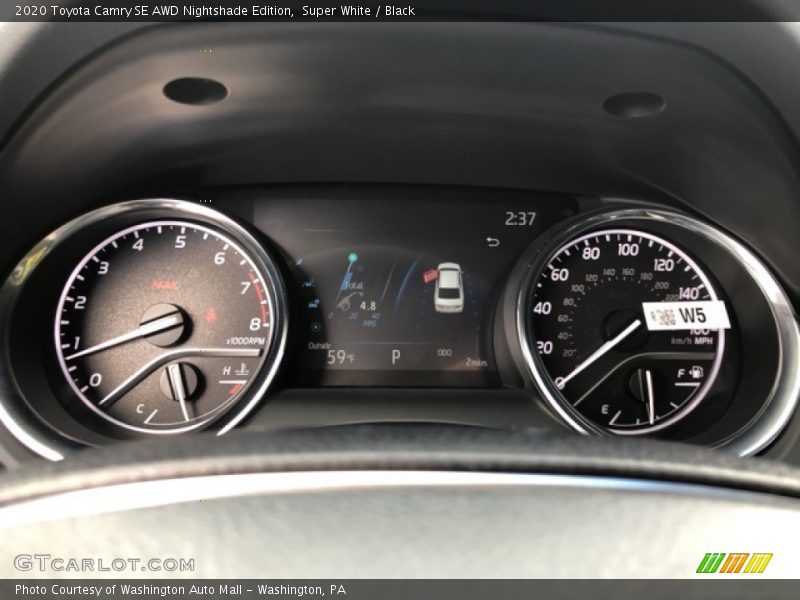  2020 Camry SE AWD Nightshade Edition SE AWD Nightshade Edition Gauges