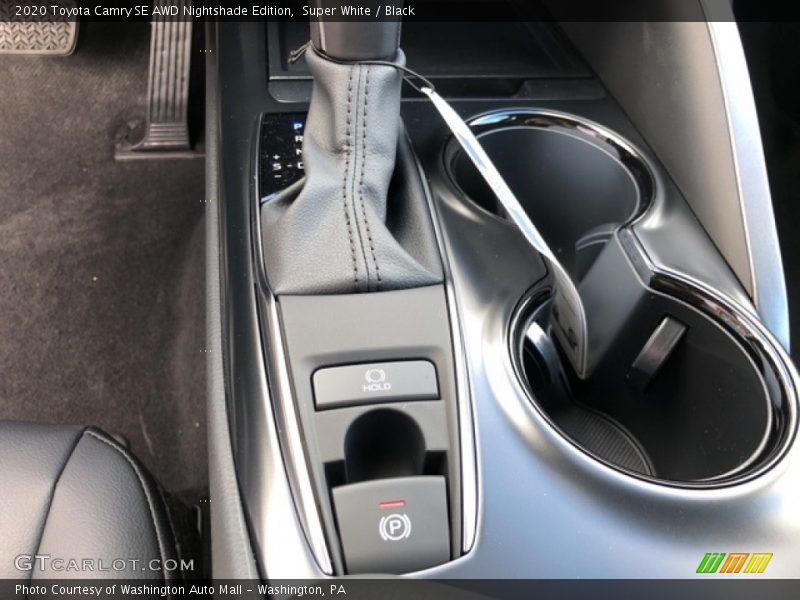 Super White / Black 2020 Toyota Camry SE AWD Nightshade Edition