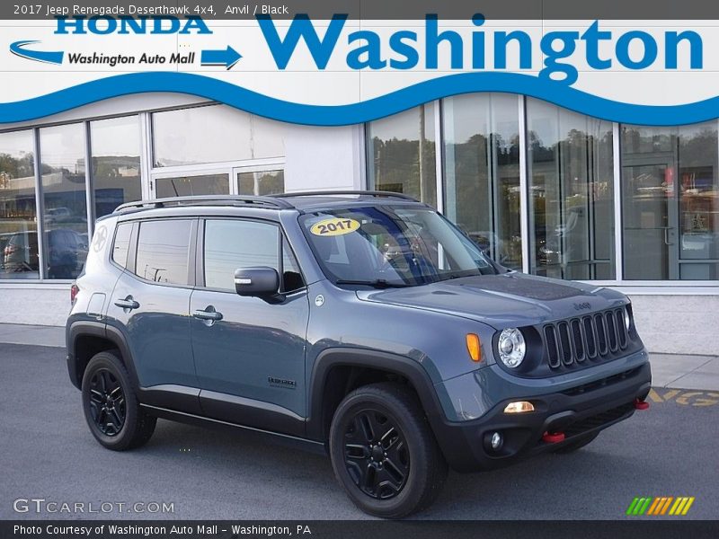 Anvil / Black 2017 Jeep Renegade Deserthawk 4x4