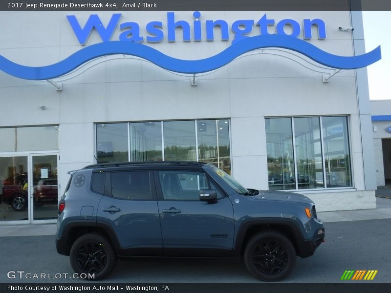 Anvil / Black 2017 Jeep Renegade Deserthawk 4x4