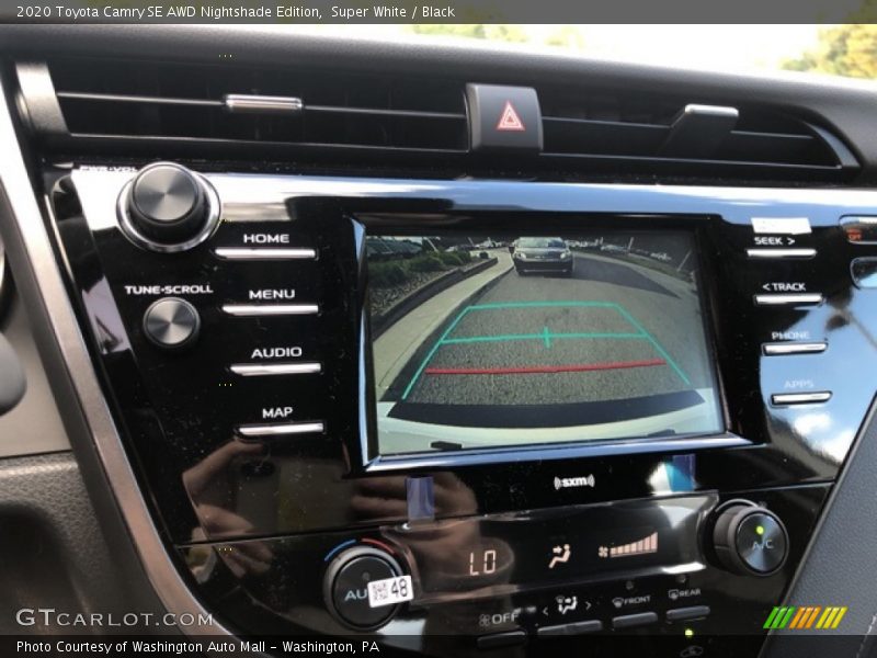Super White / Black 2020 Toyota Camry SE AWD Nightshade Edition