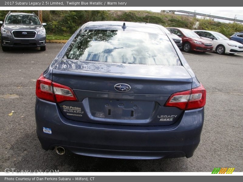 Twilight Blue Metallic / Warm Ivory 2017 Subaru Legacy 2.5i Limited