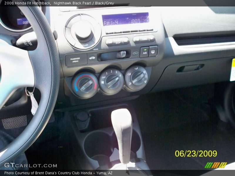 Nighthawk Black Pearl / Black/Grey 2008 Honda Fit Hatchback
