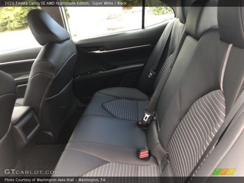 Super White / Black 2020 Toyota Camry SE AWD Nightshade Edition