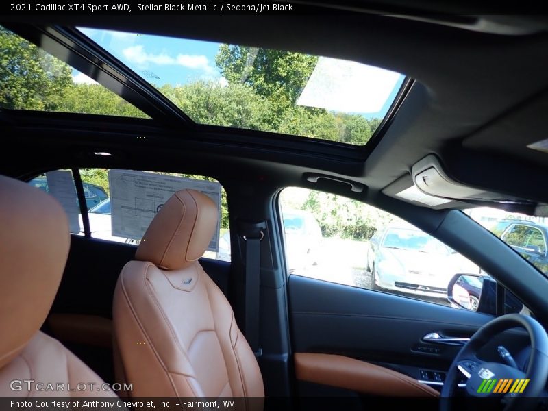 Sunroof of 2021 XT4 Sport AWD