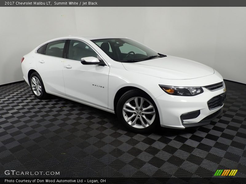 Summit White / Jet Black 2017 Chevrolet Malibu LT