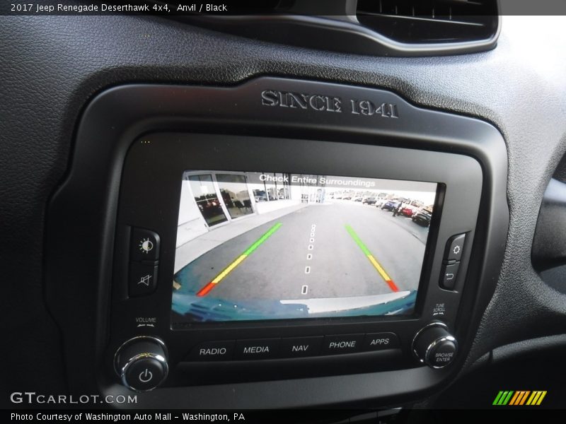 Anvil / Black 2017 Jeep Renegade Deserthawk 4x4