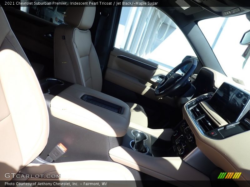 Iridescent Pearl Tricoat / Jet Black/­Maple Sugar 2021 Chevrolet Suburban Premier