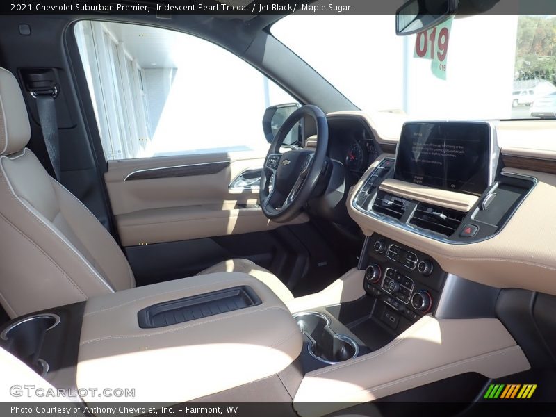 Iridescent Pearl Tricoat / Jet Black/­Maple Sugar 2021 Chevrolet Suburban Premier