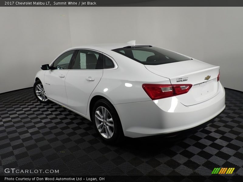 Summit White / Jet Black 2017 Chevrolet Malibu LT