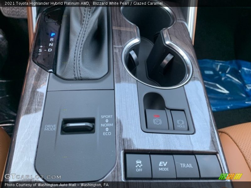  2021 Highlander Hybrid Platinum AWD ECVT Automatic Shifter