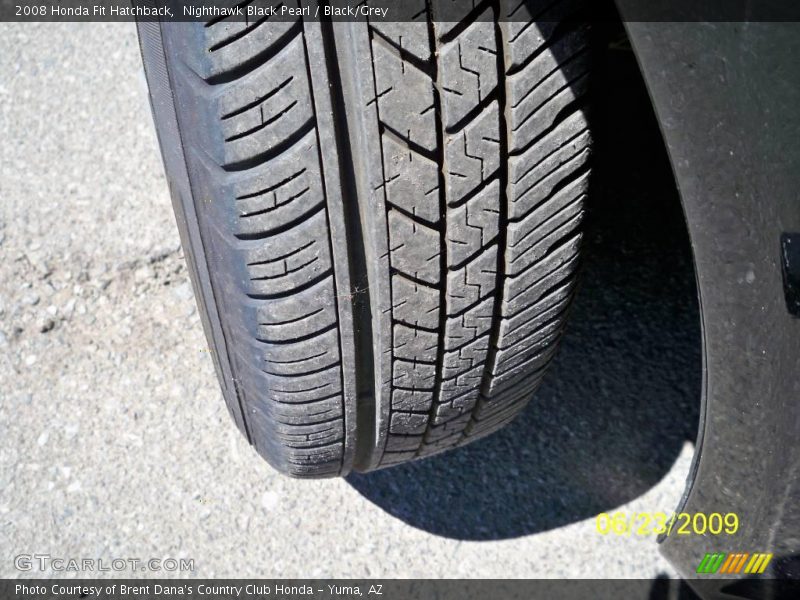 Nighthawk Black Pearl / Black/Grey 2008 Honda Fit Hatchback
