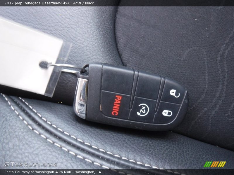 Anvil / Black 2017 Jeep Renegade Deserthawk 4x4