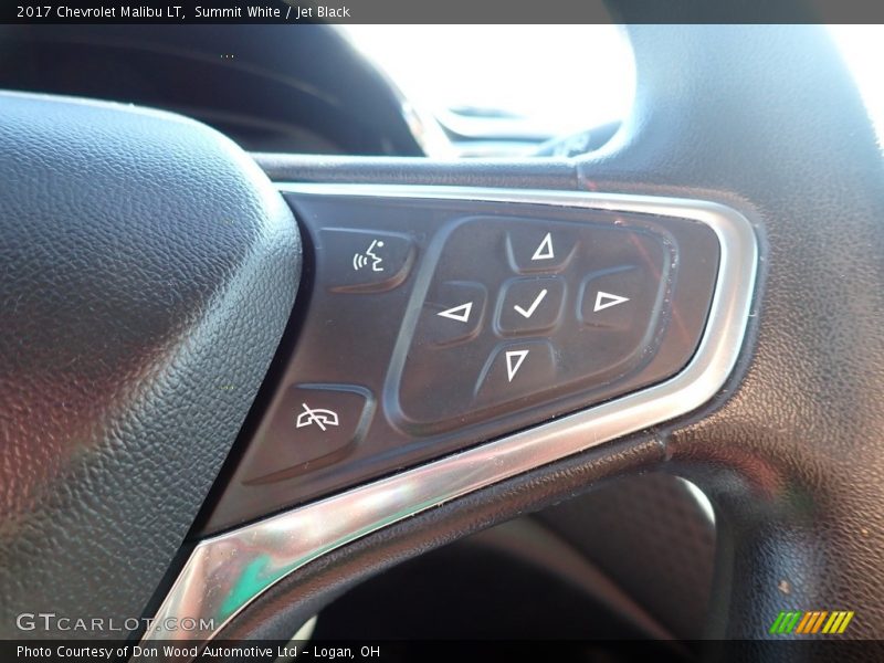 Summit White / Jet Black 2017 Chevrolet Malibu LT