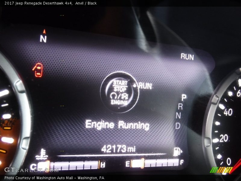 Anvil / Black 2017 Jeep Renegade Deserthawk 4x4