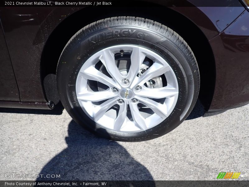Black Cherry Metallic / Jet Black 2021 Chevrolet Malibu LT