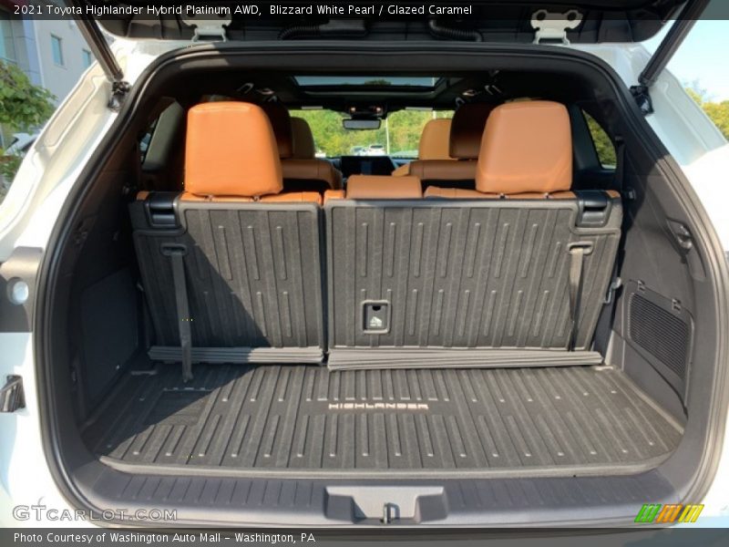  2021 Highlander Hybrid Platinum AWD Trunk