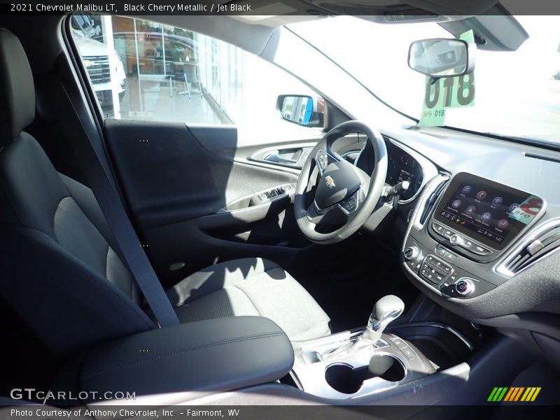 Black Cherry Metallic / Jet Black 2021 Chevrolet Malibu LT
