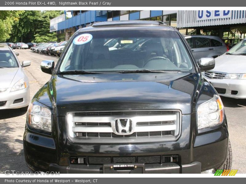 Nighthawk Black Pearl / Gray 2006 Honda Pilot EX-L 4WD