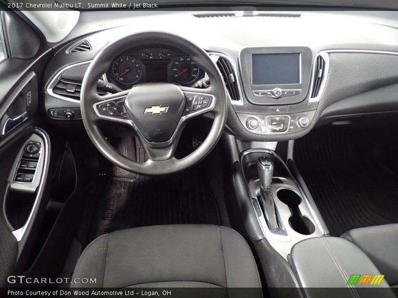 Summit White / Jet Black 2017 Chevrolet Malibu LT