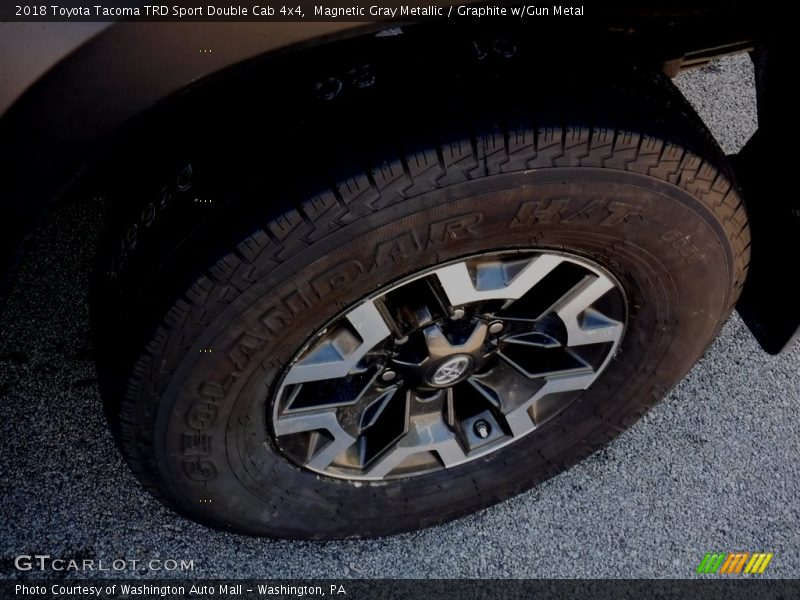 Magnetic Gray Metallic / Graphite w/Gun Metal 2018 Toyota Tacoma TRD Sport Double Cab 4x4