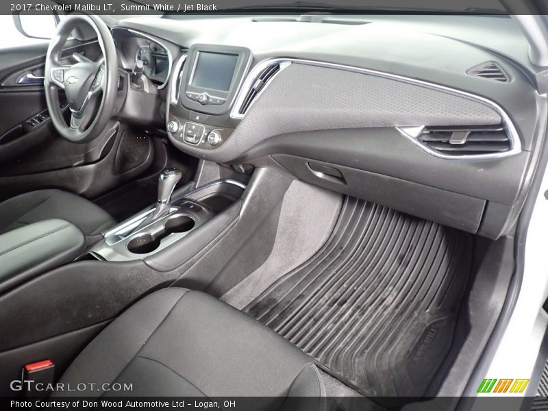 Summit White / Jet Black 2017 Chevrolet Malibu LT