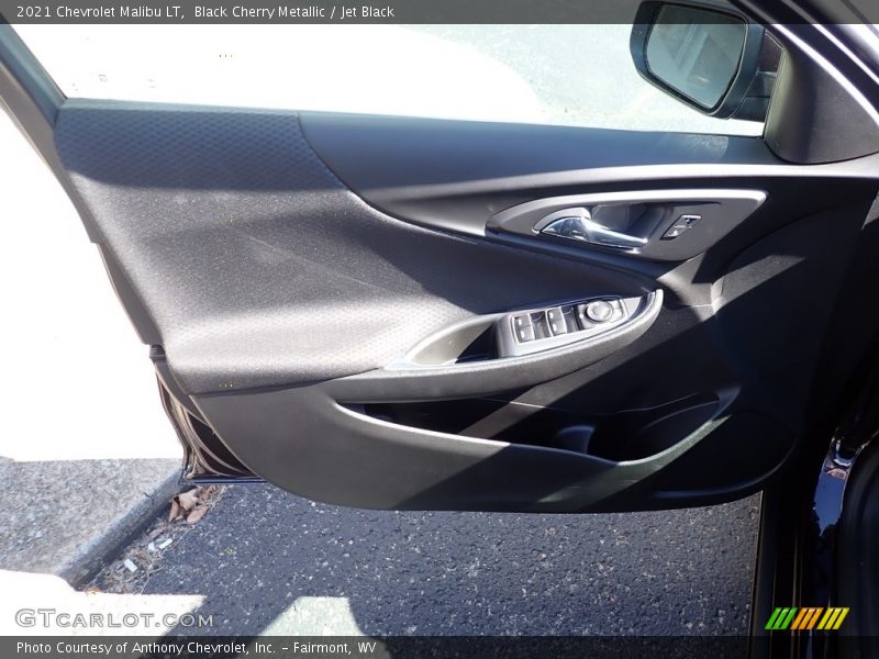 Black Cherry Metallic / Jet Black 2021 Chevrolet Malibu LT