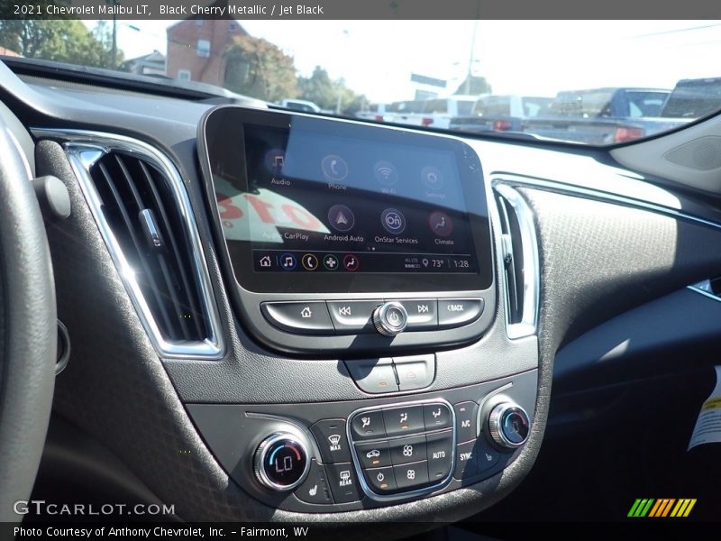 Black Cherry Metallic / Jet Black 2021 Chevrolet Malibu LT