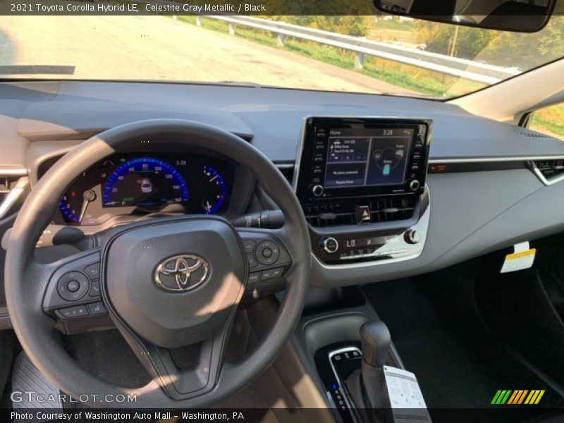 Celestite Gray Metallic / Black 2021 Toyota Corolla Hybrid LE