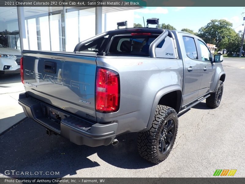 Satin Steel Metallic / Jet Black 2021 Chevrolet Colorado ZR2 Crew Cab 4x4
