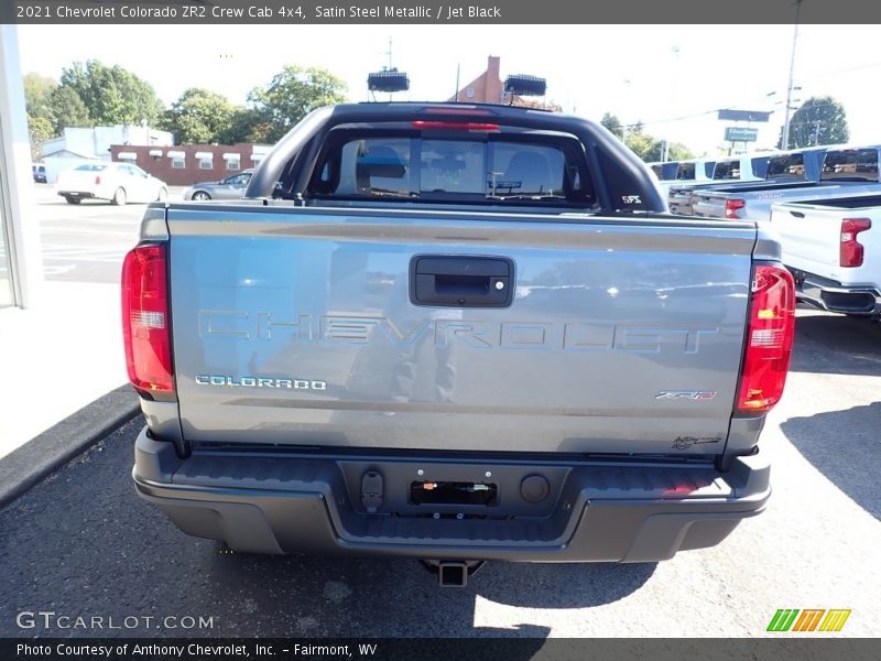 Satin Steel Metallic / Jet Black 2021 Chevrolet Colorado ZR2 Crew Cab 4x4