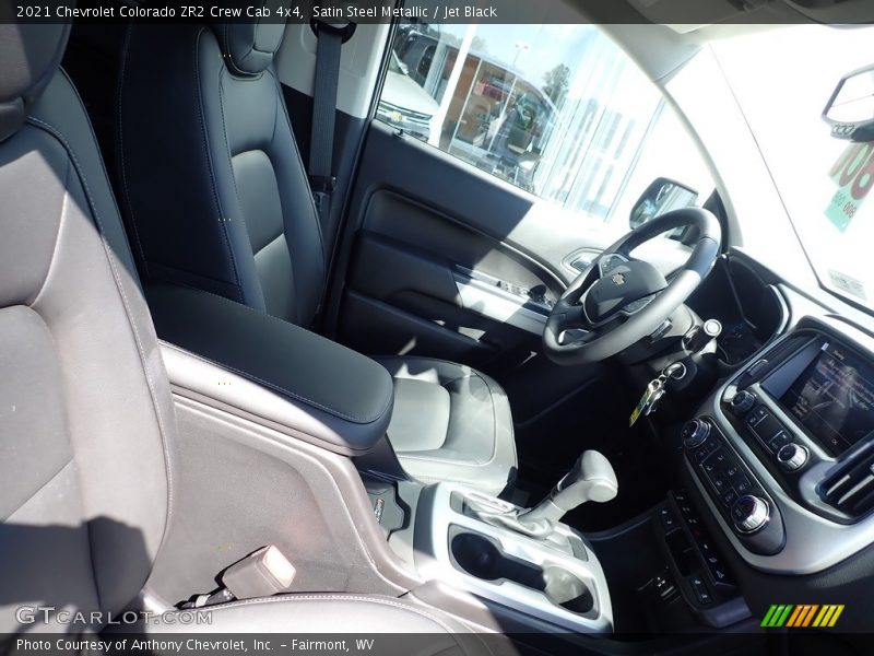 Satin Steel Metallic / Jet Black 2021 Chevrolet Colorado ZR2 Crew Cab 4x4