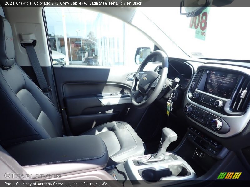 Satin Steel Metallic / Jet Black 2021 Chevrolet Colorado ZR2 Crew Cab 4x4
