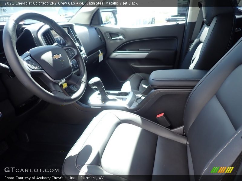 Satin Steel Metallic / Jet Black 2021 Chevrolet Colorado ZR2 Crew Cab 4x4