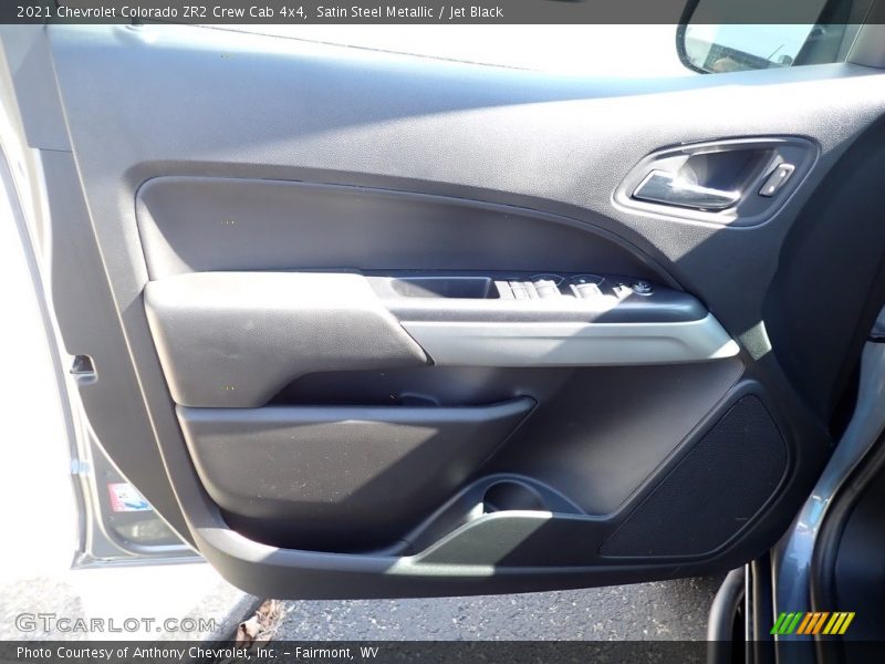 Satin Steel Metallic / Jet Black 2021 Chevrolet Colorado ZR2 Crew Cab 4x4
