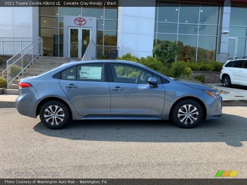 Celestite Gray Metallic / Black 2021 Toyota Corolla Hybrid LE