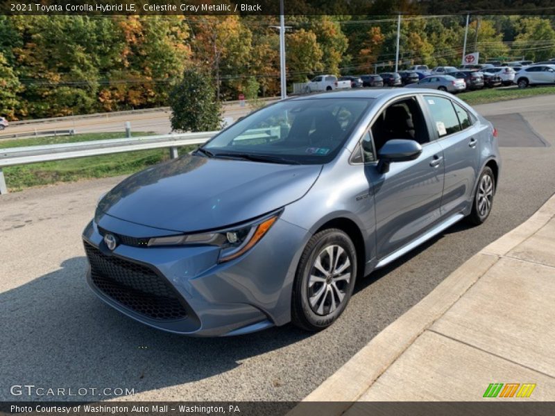 Celestite Gray Metallic / Black 2021 Toyota Corolla Hybrid LE