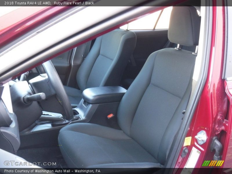 Ruby Flare Pearl / Black 2018 Toyota RAV4 LE AWD