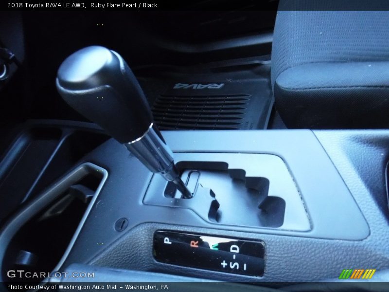 Ruby Flare Pearl / Black 2018 Toyota RAV4 LE AWD