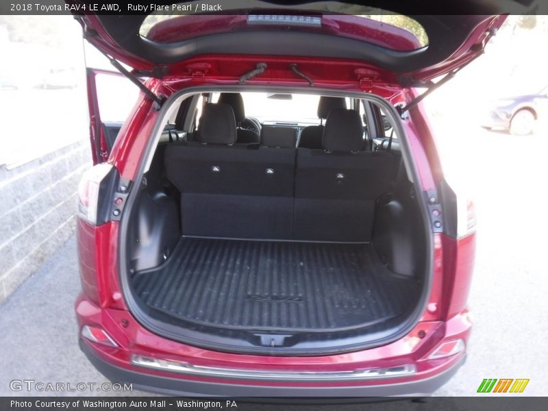 Ruby Flare Pearl / Black 2018 Toyota RAV4 LE AWD