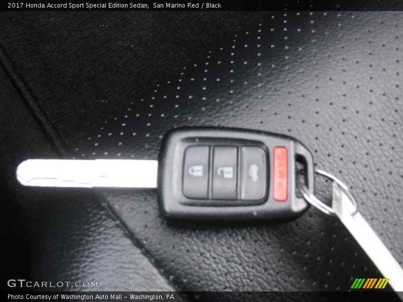 San Marino Red / Black 2017 Honda Accord Sport Special Edition Sedan